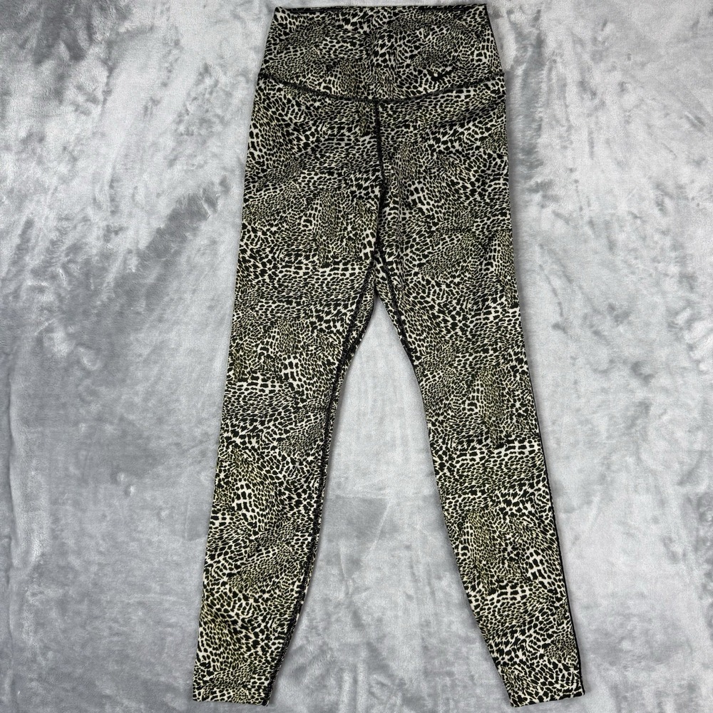 Nike One Dri Fit Leopard Print Leggings Womens Size XS Athleisure